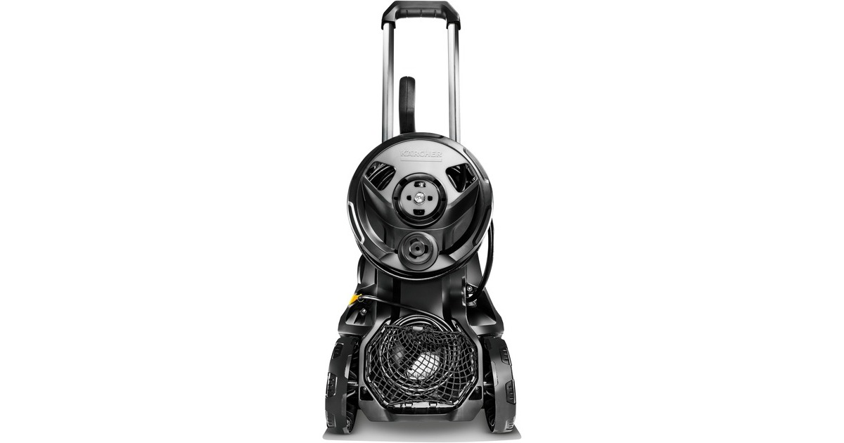 Kärcher Hochdruckreiniger K 5 Premium Smart Control(gelb/schwarz, Bluetooth, mit Schlauchtrommel)