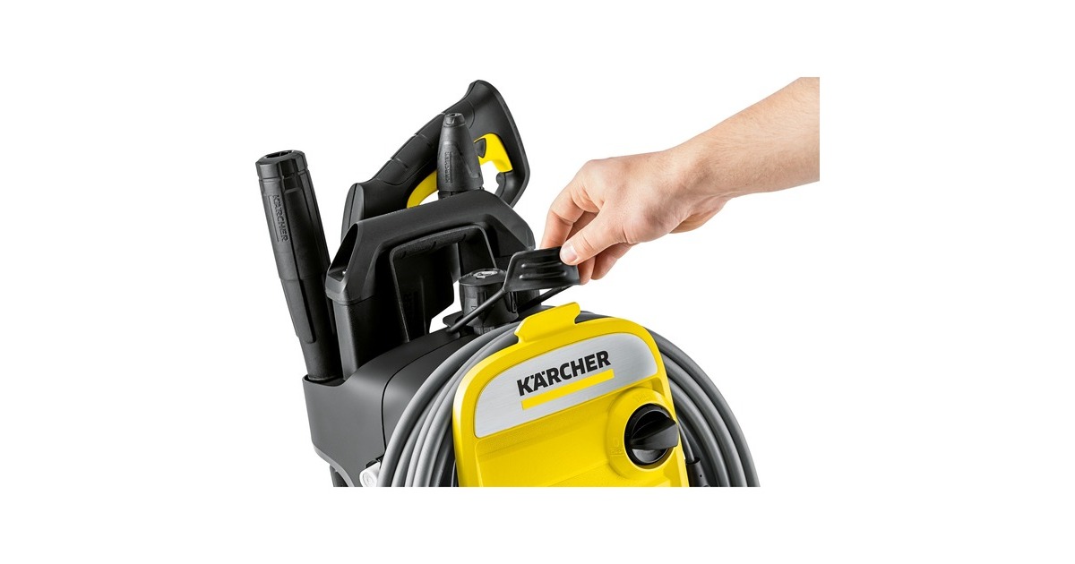 Kärcher Hochdruckreiniger K 7 Compact Home(gelb/schwarz, mit Flächenreiniger T 450)