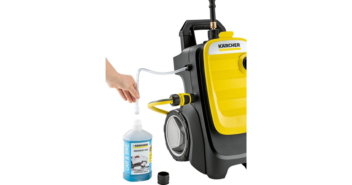 Kärcher Hochdruckreiniger K 7 Compact Home(gelb/schwarz, mit Flächenreiniger T 450)