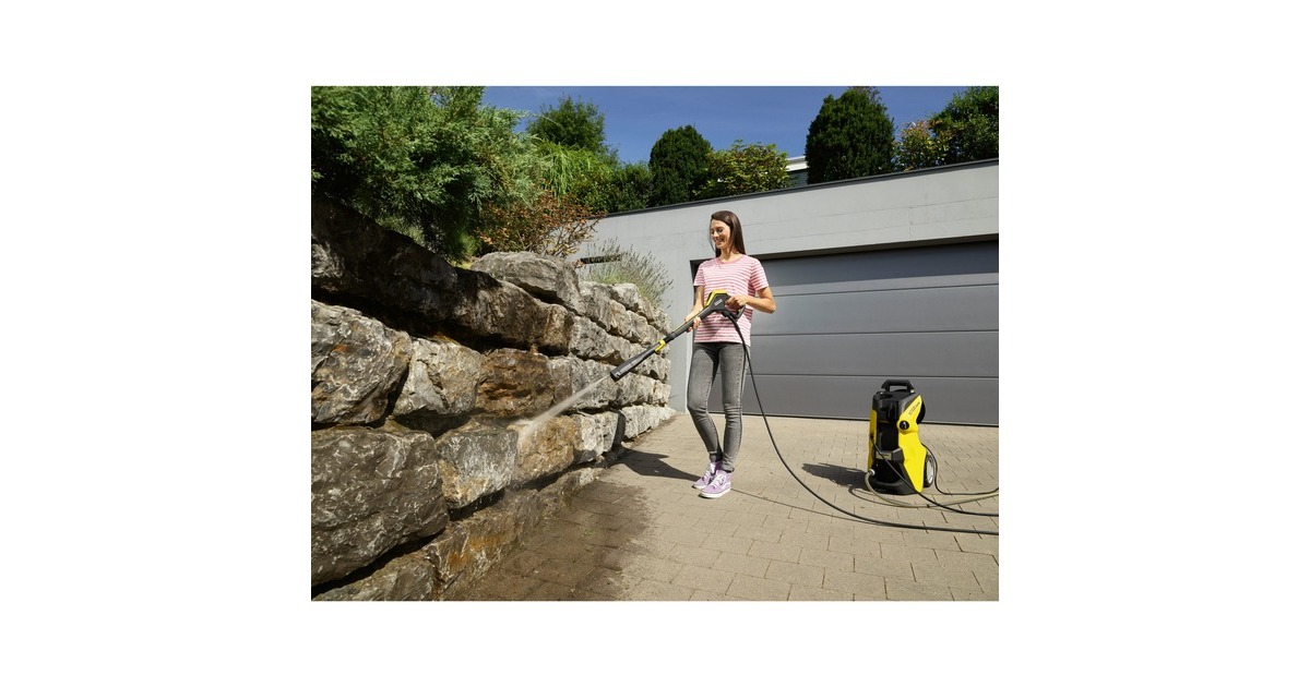 Kärcher Hochdruckreiniger K 7 Premium Smart Control(gelb/schwarz, Bluetooth, mit Schlauchtrommel u. 3-in-1-Multi Jet-Strahlrohr)