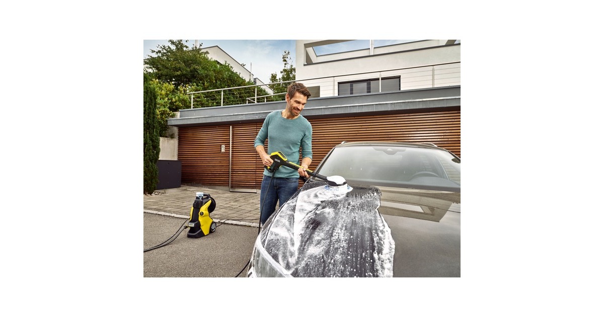 Kärcher Hochdruckreiniger K 7 Premium Smart Control(gelb/schwarz, Bluetooth, mit Schlauchtrommel u. 3-in-1-Multi Jet-Strahlrohr)