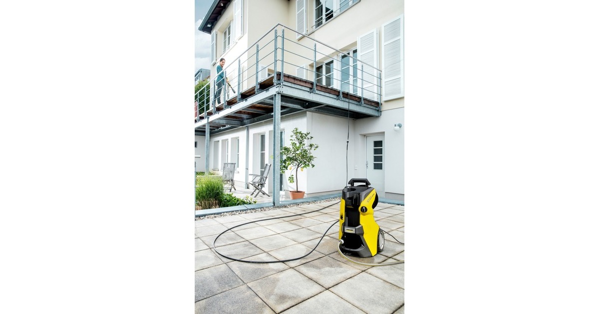 Kärcher Hochdruckreiniger K 7 Premium Smart Control(gelb/schwarz, Bluetooth, mit Schlauchtrommel u. 3-in-1-Multi Jet-Strahlrohr)