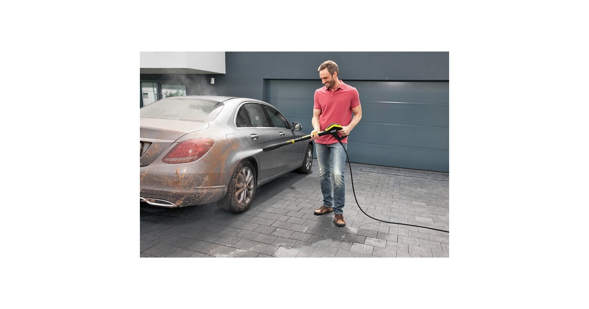 Kärcher Hochdruckreiniger K 7 Premium Smart Control(gelb/schwarz, Bluetooth, mit Schlauchtrommel u. 3-in-1-Multi Jet-Strahlrohr)