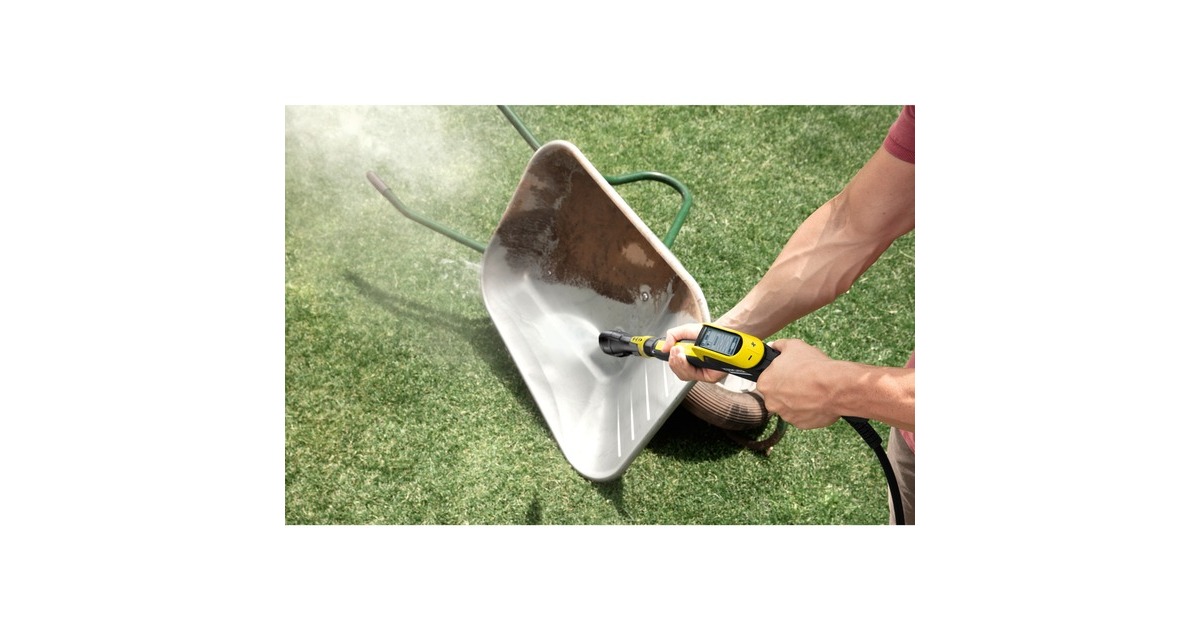 Kärcher Hochdruckreiniger K 7 Premium Smart Control(gelb/schwarz, Bluetooth, mit Schlauchtrommel u. 3-in-1-Multi Jet-Strahlrohr)