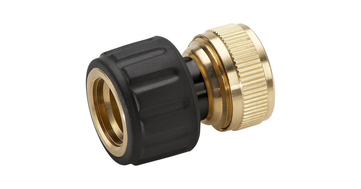 Kärcher Messing-Schlauchkupplung 19mm (3/4"), Schlauchstück(mit Aqua Stop)