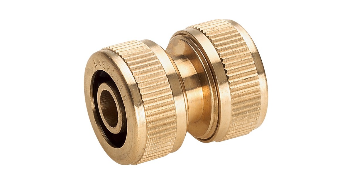 Kärcher Messing-Schlauchreparator, für 13mm (1/2") und 15mm (5/8"), Verbindung