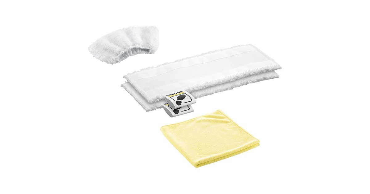 Kärcher Mikrofaser Tuchset Küche, für Hand- und Bodendüse EasyFix, Wischbezug(4 Stück)