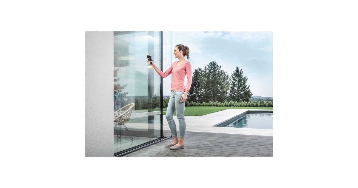 Kärcher Mikrofaser-Wischbezug Outdoor WV(hellgrau, für Fensterreiniger)