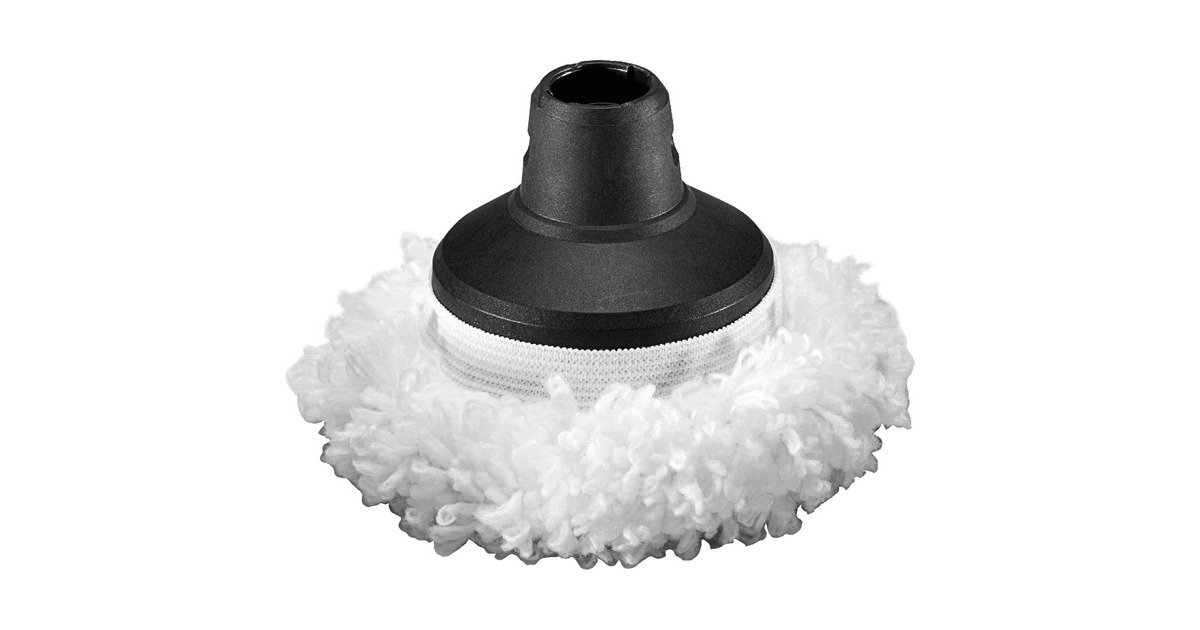 Kärcher Mikrofaser-Überzug, für große Rundbürste, Wischbezug(weiß, 2 Stück)