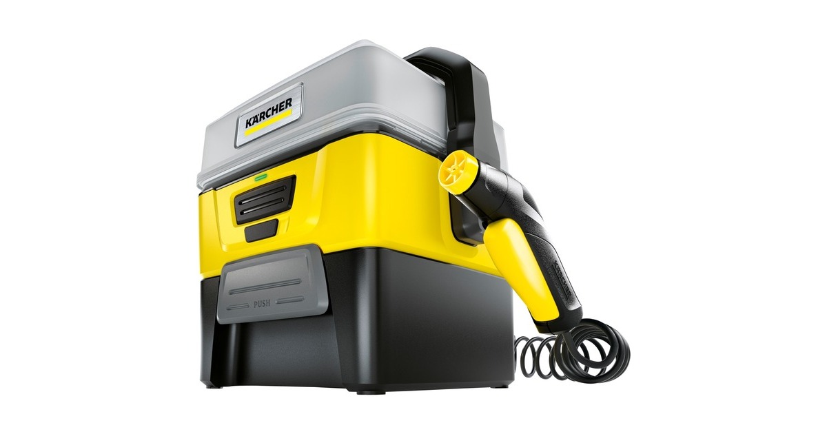 Kärcher Mobile Outdoor Cleaner OC 3 Adventure Box, Niederdruckreiniger(gelb/schwarz)