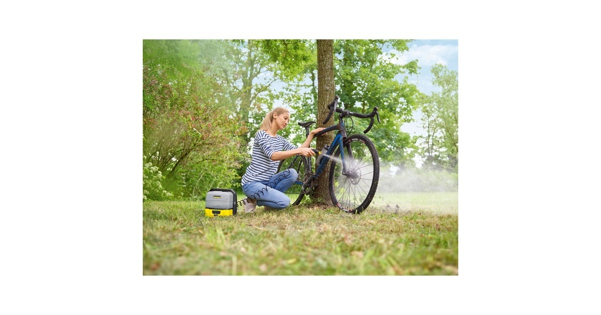 Kärcher Mobile Outdoor Cleaner OC 3 Plus, Niederdruckreiniger(gelb/schwarz)