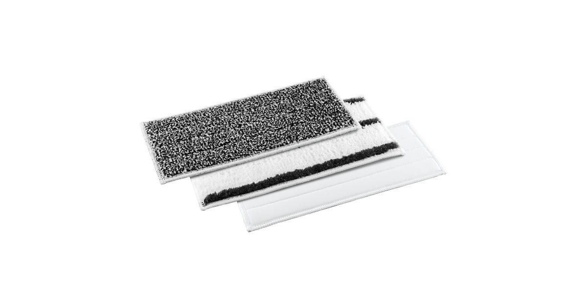 Kärcher Multitücher-Pack für KV4, 3 Stück, Wischbezug(weiß/schwarz)