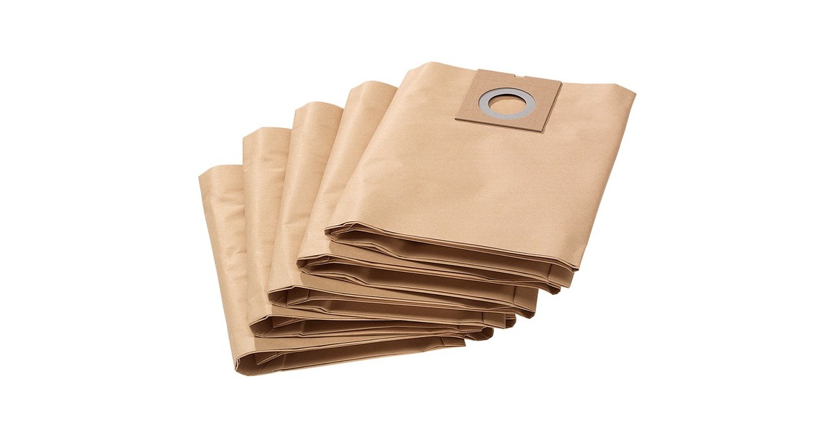 Kärcher Papierfiltertüten 6.904-290.0, Staubsaugerbeutel(5 Stück)