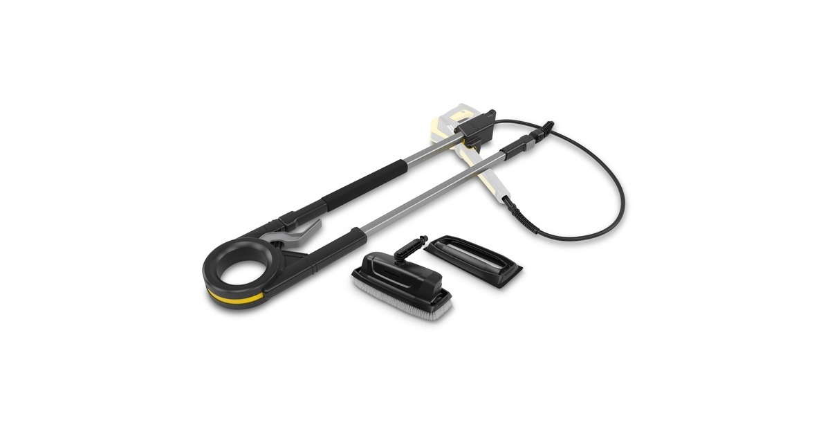 Kärcher Reinigungsset für Fassaden und Glasflächen, Waschbürste(schwarz, mit Teleskop-Sprühlanze TLA 4) Kärcher Reinigungsset für Fassaden und Glasflächen, Waschbürste(schwarz, mit Teleskop-Sprühlanze TLA 4)