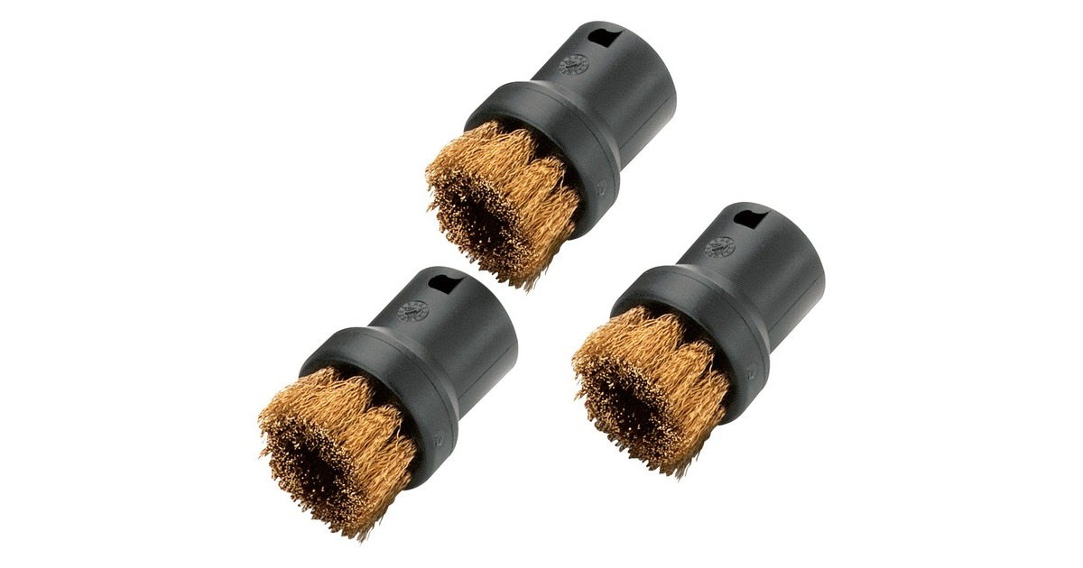 Kärcher Rundbürsten-Set mit Messingborsten 28630610(schwarz)