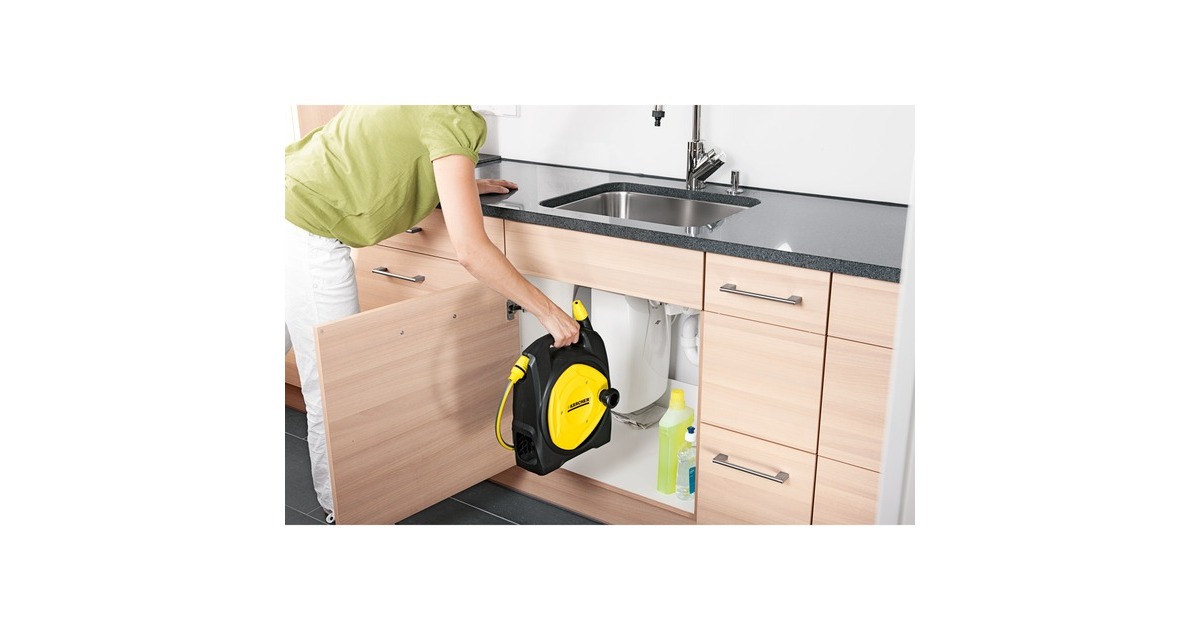 Kärcher Schlauchbox CR 3.110 Balcony, Schlauchtrommel(schwarz/gelb)