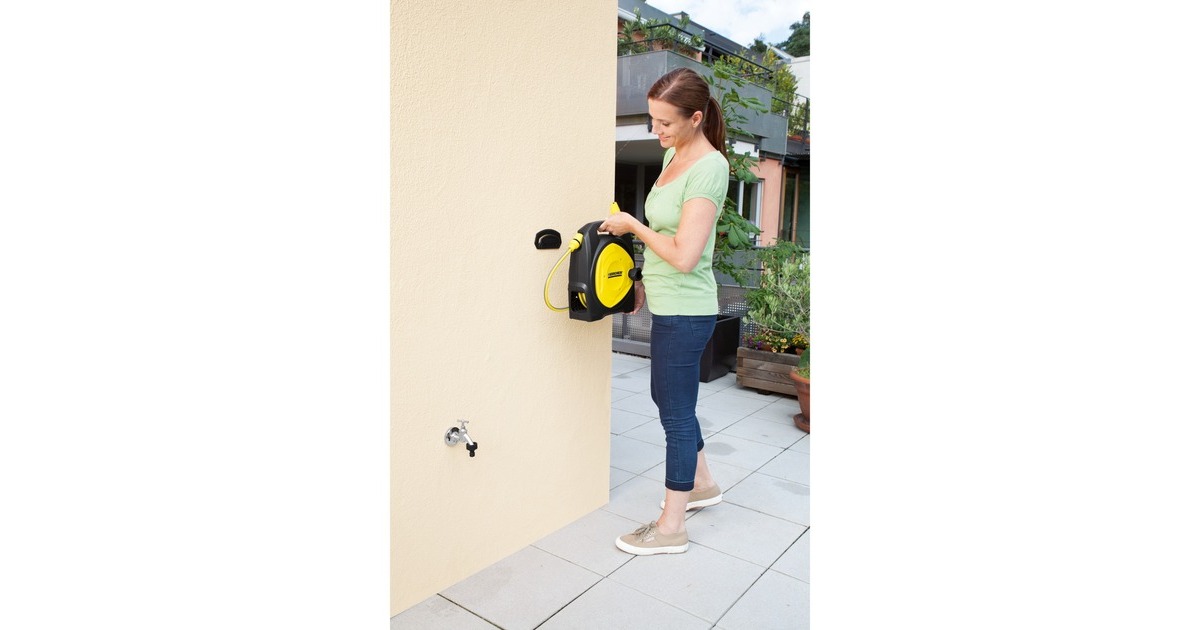 Kärcher Schlauchbox CR 3.110 Balcony, Schlauchtrommel(schwarz/gelb)