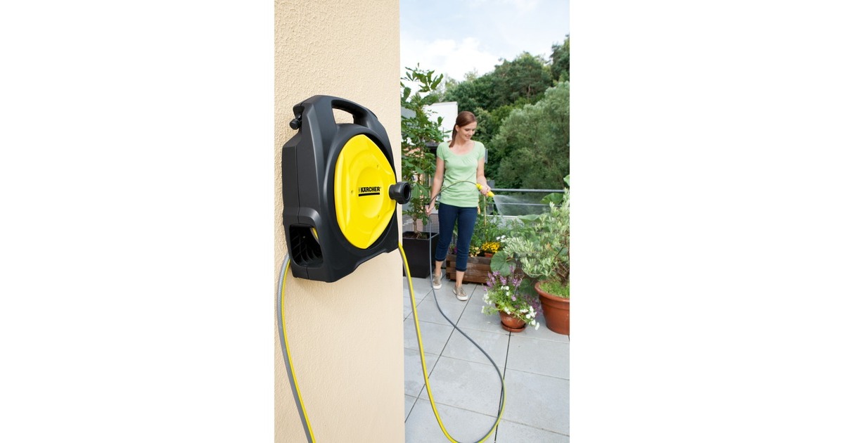 Kärcher Schlauchbox CR 3.110 Balcony, Schlauchtrommel(schwarz/gelb)