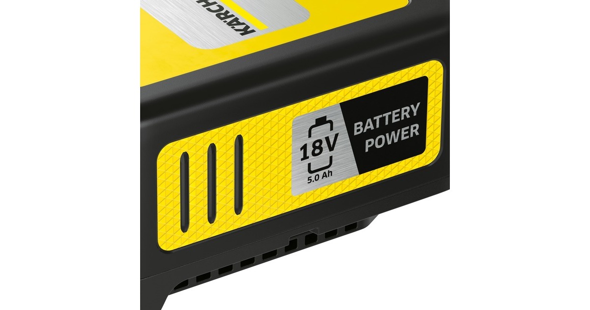Kärcher Starter Kit Battery Power 18/50, Set(schwarz/gelb, Akku Battery Power 18/50 mit Schnellladegerät 18 V)