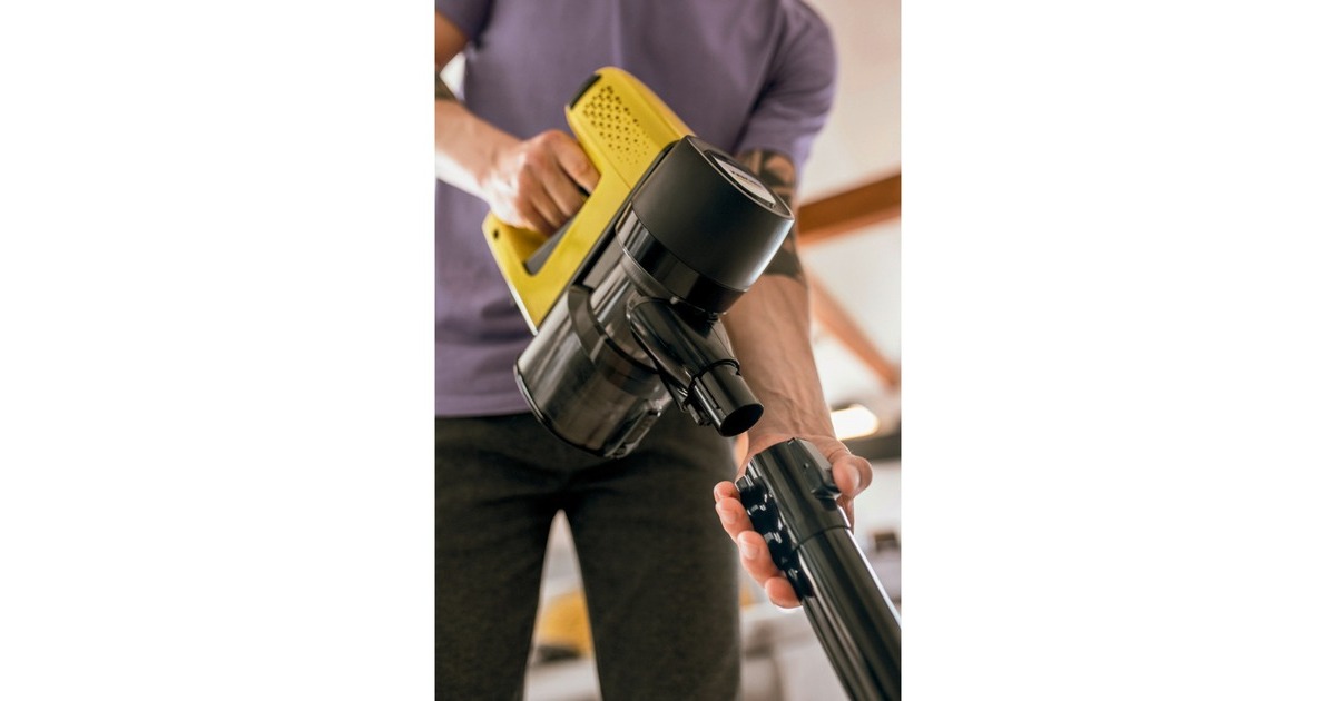 Kärcher VC 4 Cordless myHome, Stielstaubsauger(schwarz/gelb)