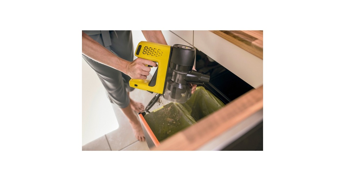 Kärcher VC 4 Cordless myHome, Stielstaubsauger(schwarz/gelb)