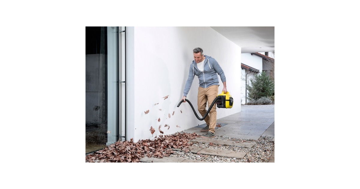 KärcherWD 1 Compact Battery, Nass-/Trockensauger(gelb/schwarz, ohne Akku und Ladegerät)