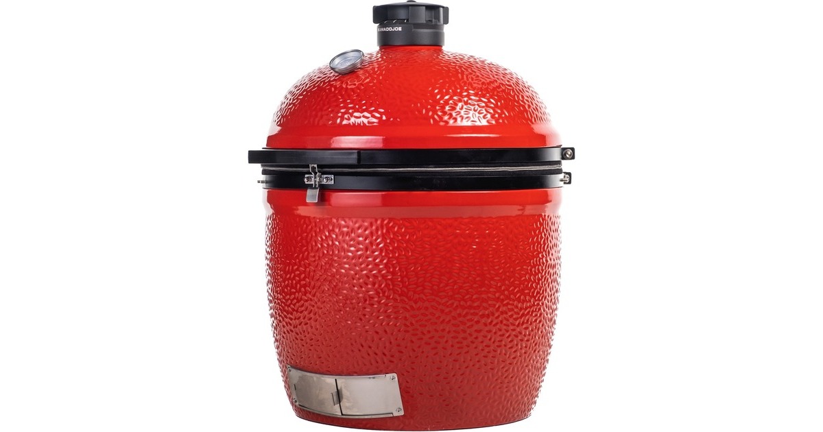 Kamado Joe Big Joe III, freistehend, Holzkohlegrill(rot/schwarz, Ø 61cm)