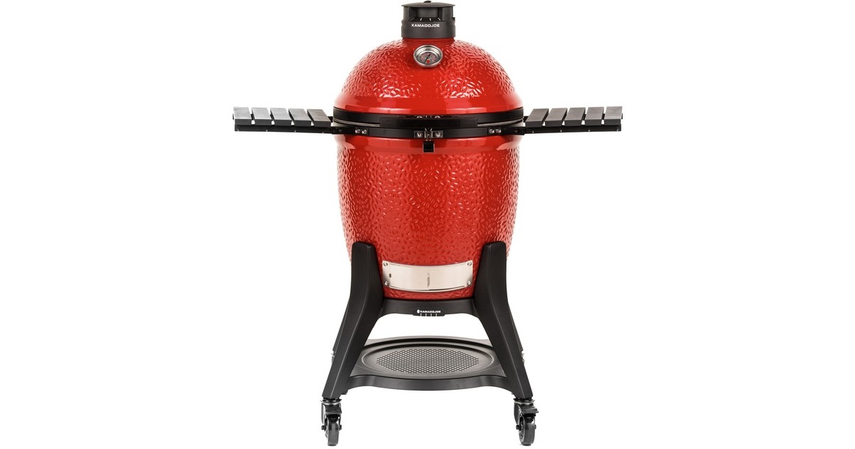 Kamado Joe Classic III, Holzkohlegrill(rot/schwarz, Ø 46cm)