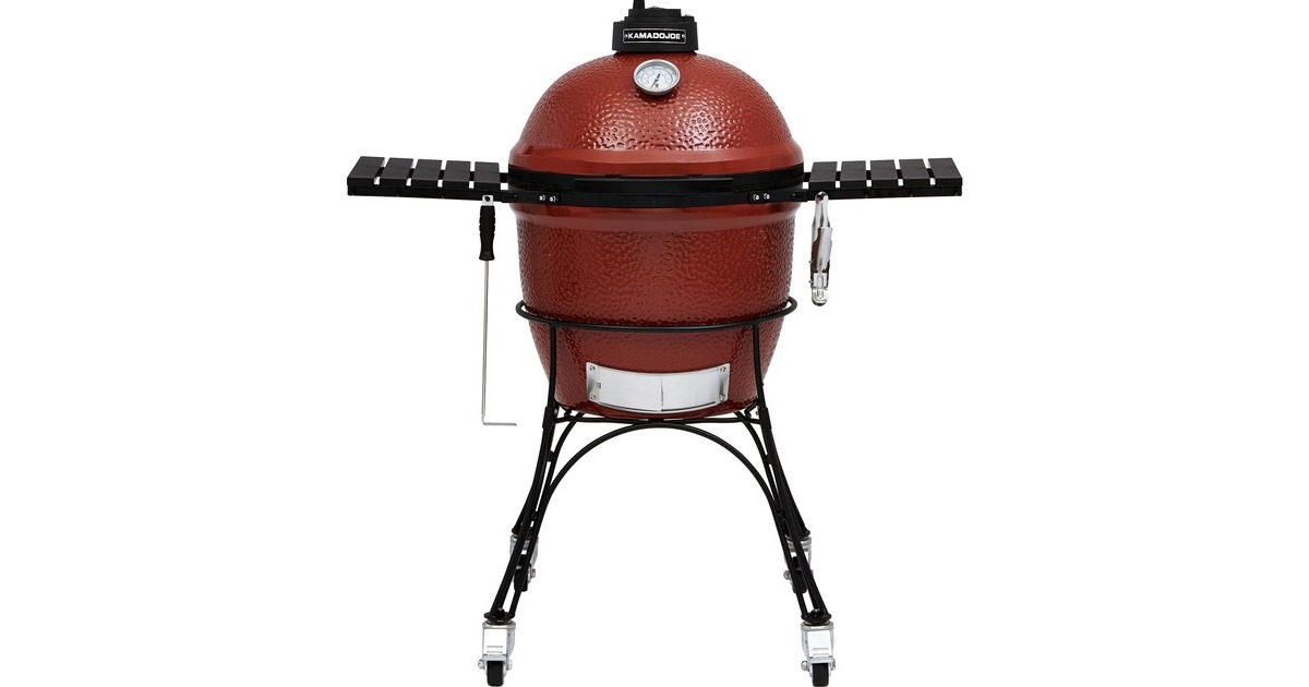 Kamado Joe Classic, Holzkohlegrill(rot/schwarz, Ø 46cm)