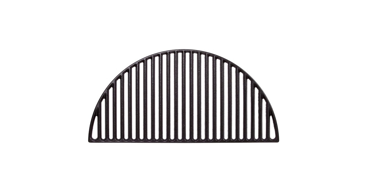 Kamado Joe Gusseiserner Rost halbrund BJ, Grillrost(schwarz, für Kamado Big Joe) Kamado Joe Gusseiserner Rost halbrund BJ, Grillrost(schwarz, für Kamado Big Joe)