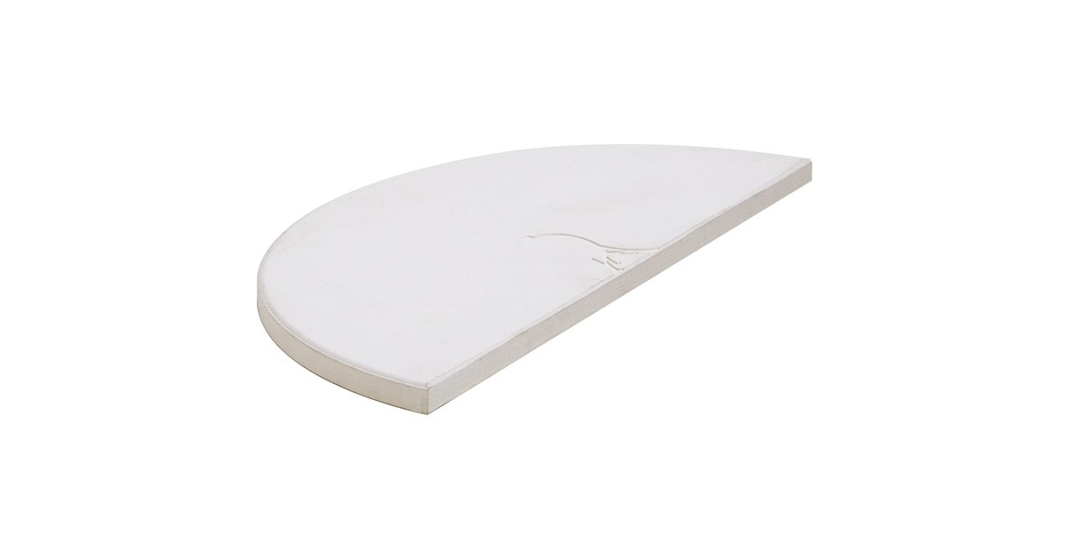 Kamado Joe Hitzedeflektor halbrund BJ, 2 Stück, Abdeckung(grau, für Kamado Big Joe)