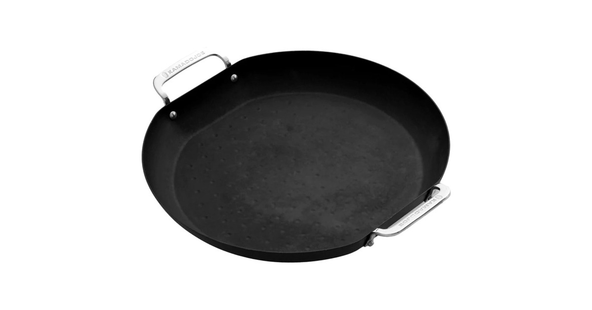 Kamado Joe Karbonstahl Paella Pfanne(schwarz)