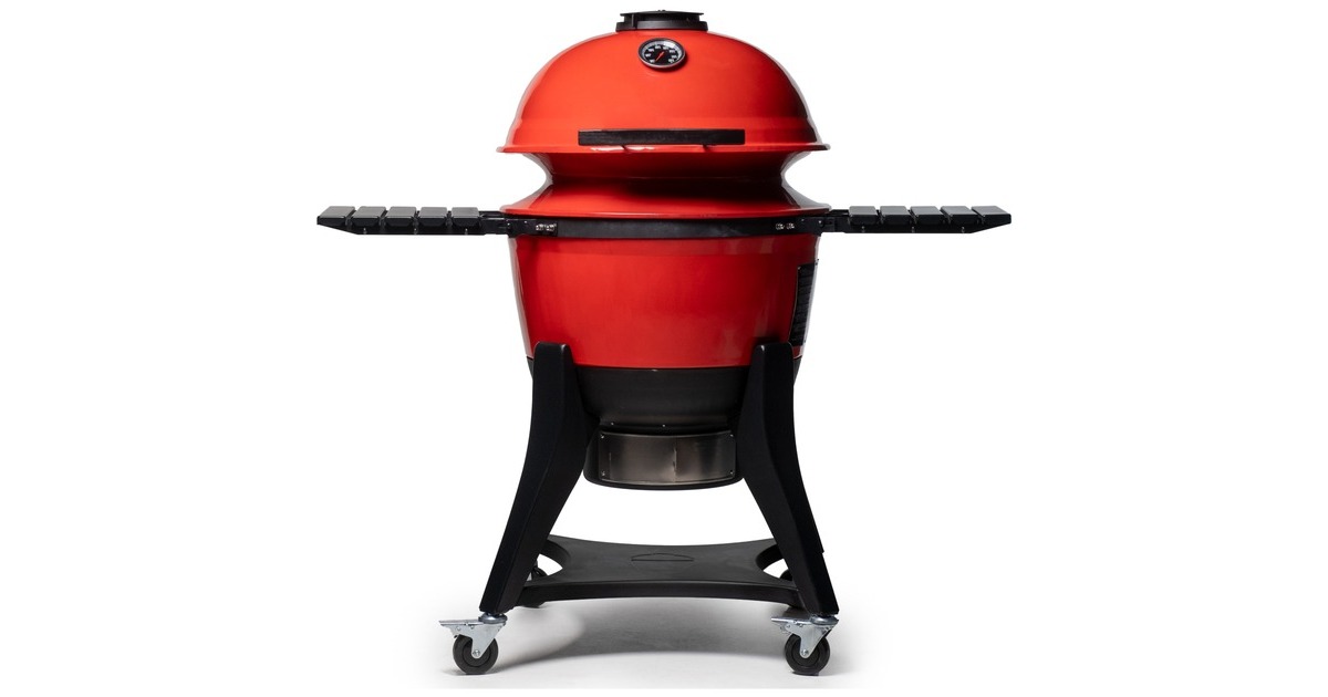 Kamado Joe Kettle Joe, Holzkohlegrill(rot/schwarz, Ø 57cm)