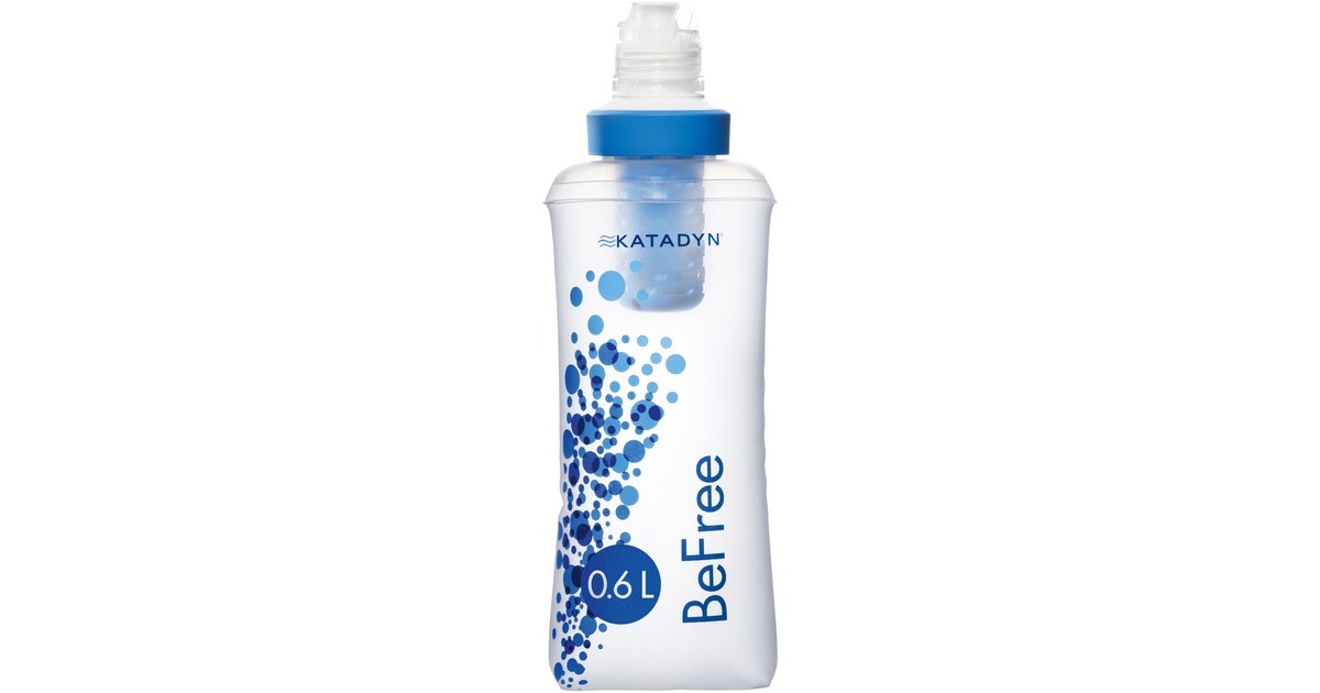 Katadyn Trinkbeutel BeFree Filtersystem 0,6 Liter, Trinkflasche(transparent/blau)