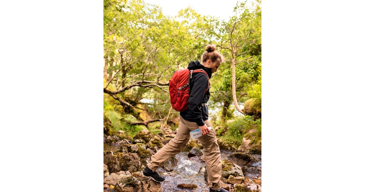 Katadyn Trinkbeutel BeFree Filtersystem 1,0 Liter, Trinkflasche(transparent/blau)