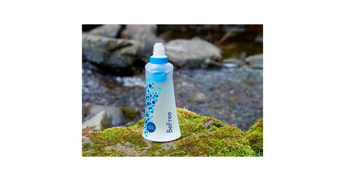 Katadyn Trinkbeutel BeFree Filtersystem 1,0 Liter, Trinkflasche(transparent/blau)