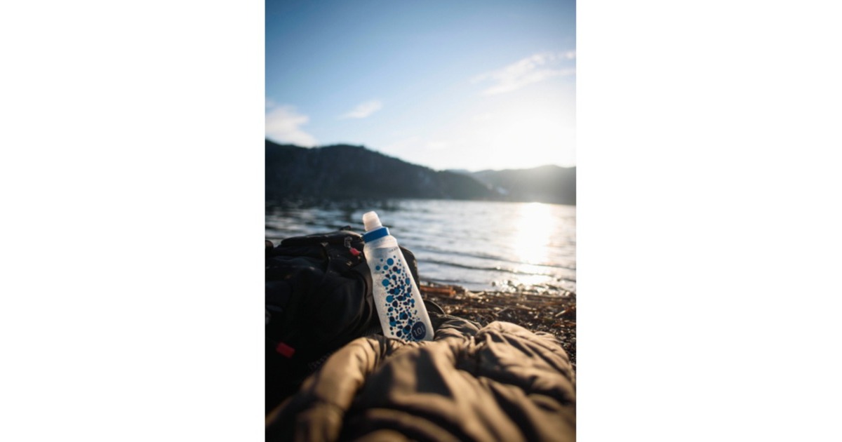 Katadyn Trinkbeutel BeFree Filtersystem 1,0 Liter, Trinkflasche(transparent/blau)