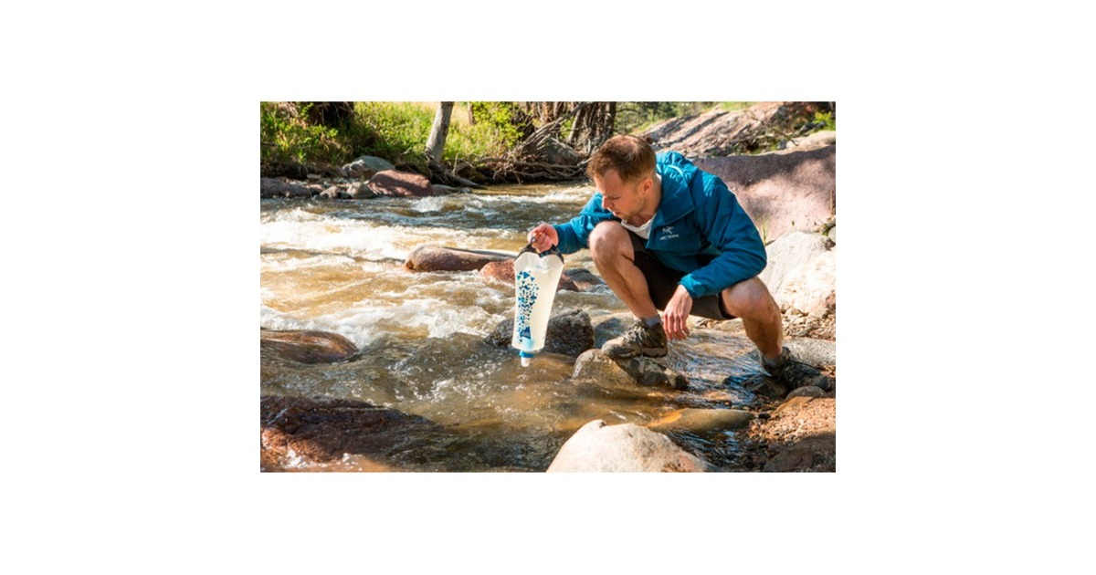 Katadyn Trinkbeutel BeFree Filtersystem 3,0L Gravity, Wasserbehälter(transparent/blau)