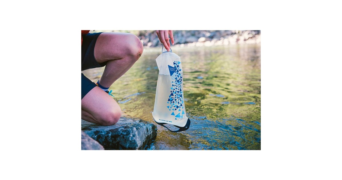 Katadyn Trinkbeutel BeFree Filtersystem 3,0L Gravity, Wasserbehälter(transparent/blau)