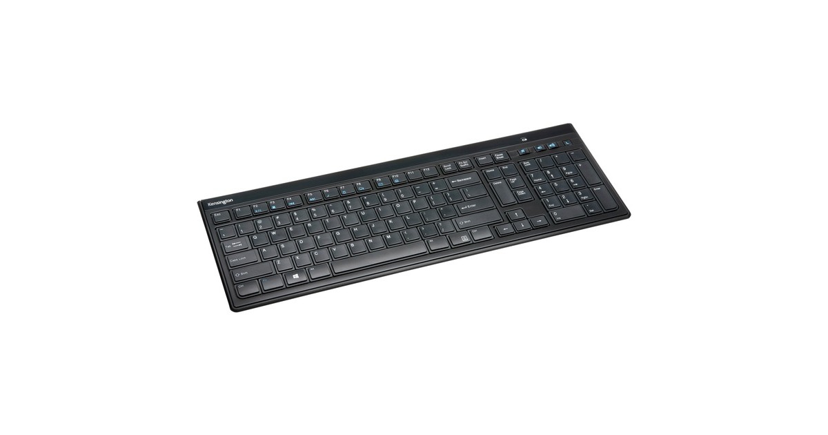 Kensington Advance Fit flache kabellose Tastatur(schwarz, US-Layout) Kensington Advance Fit flache kabellose Tastatur(schwarz, US-Layout)