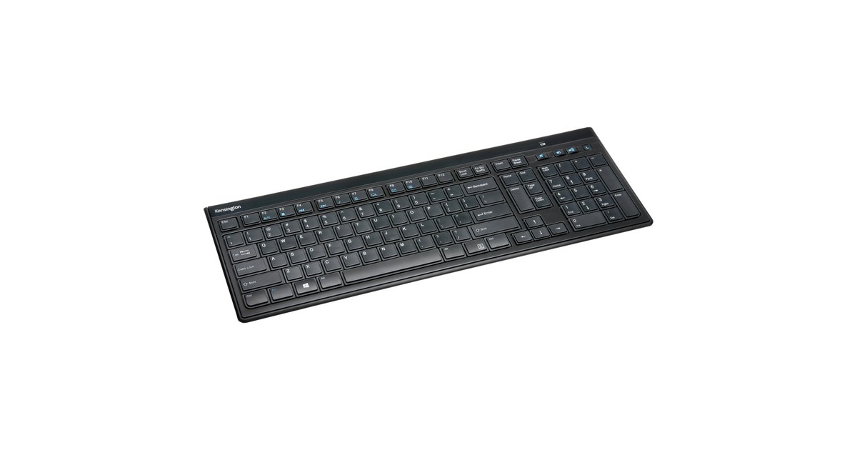 Kensington Advance Fit flache kabellose Tastatur(schwarz, UK-Layout) Kensington Advance Fit flache kabellose Tastatur(schwarz, UK-Layout)