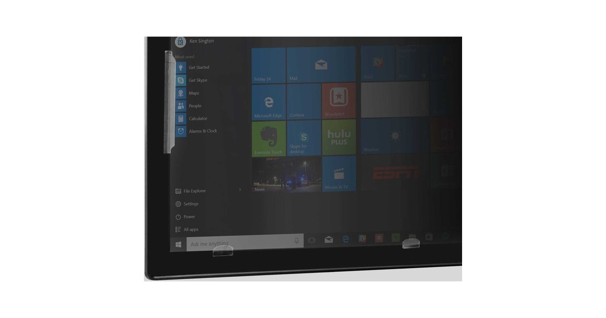 Kensington Blickschutzfilter (2-fach, abnehmbar)(schwarz, 86 cm (34