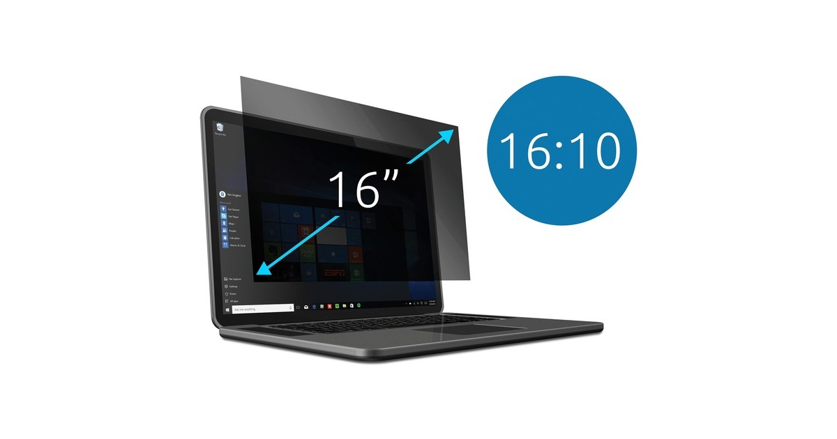 Kensington Blickschutzfilter für Laptops(schwarz, 13.3