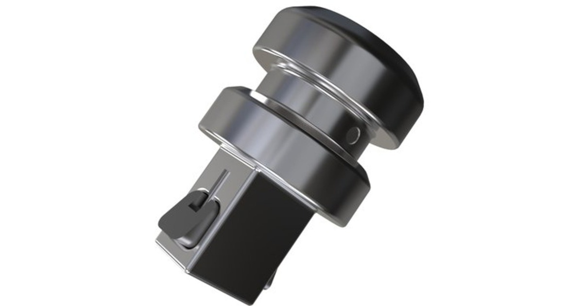 Kensington ClickSafe Verankerung für WedgeSlots, Schloss(grau)