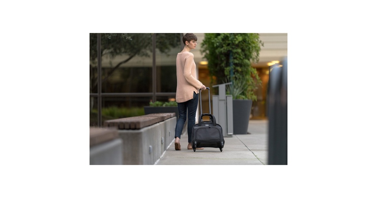 Kensington Contour 2.0 Executive Balance Laptop Spinner, Trolley(schwarz, bis 39,6 cm (15,6