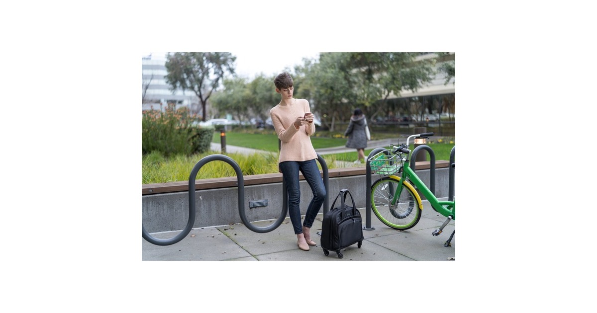 Kensington Contour 2.0 Executive Balance Laptop Spinner, Trolley(schwarz, bis 39,6 cm (15,6