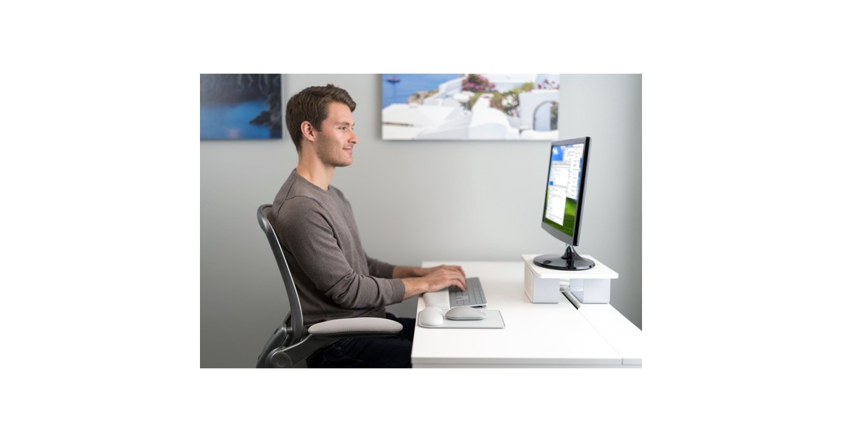 Kensington ErgoSoft Mauspad mit Handgelenkauflage für Standardmäuse(grau)