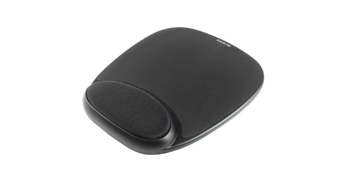 Kensington Gel Mousepad mit Handballenauflage, Mauspad(schwarz, Retail)