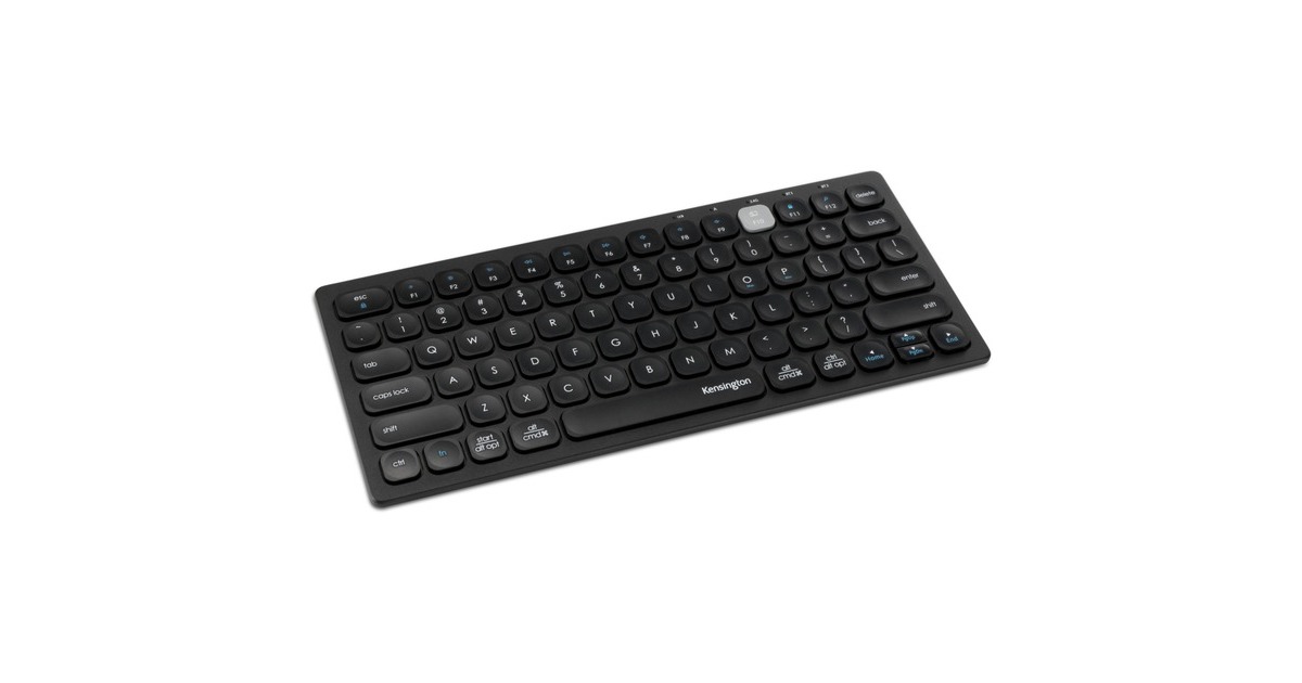 Kensington Kompakte Multi-Device Dual Wireless Tastatur(schwarz, DE-Layout)
