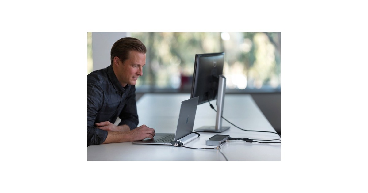 Kensington Laptop Locking Station 2.0, Sicherheit(silber/schwarz, MicroSaver 2.0 Keyed Lock)